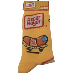 'Oscar Mayer' Novelty Crew Socks - Size 6 - 12 *NEW*